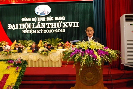 Đẩy mạnh công nghiệp hóa, hiện đại hóa, sớm đưa Bắc Giang ra khỏi tình trạng chậm phát triển